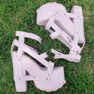 Pink YRU Heels